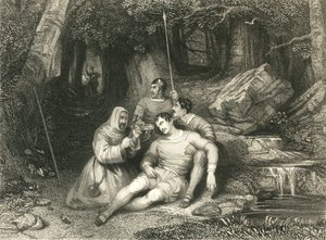 „Śmierć Llewellyna”, c1836