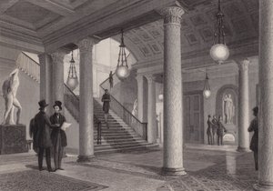 Sala Klubu Athenaeum, Westminster, Londyn (grafika) autorstwa William Radclyffe