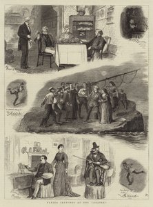 Latające szkice w teatrach autorstwa William Ralston