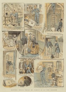 Prowadzenie domu, gdy moja rodzina jest nad morzem (chromolitho)