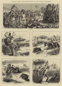 Szkice z Indii, Hog-Hunting w Bombaju Prezydencji autorstwa William Ralston