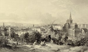 Glasgow z Nekropolii autorstwa William Richardson