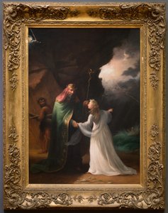 Scena z Burzy, ok. 1850 (olej na płótnie)
