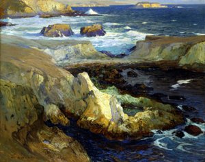Evening Tide, Kalifornia autorstwa William Ritschel