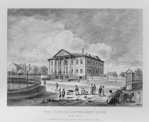 The Custom House, Nowy Jork autorstwa William Rollinson