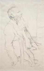 Auguste Rodin autorstwa William Rothenstein