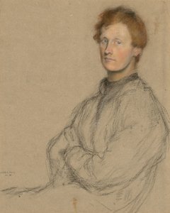 Portret Charlesa Haselwooda Shannona (1863-1937) autorstwa William Rothenstein