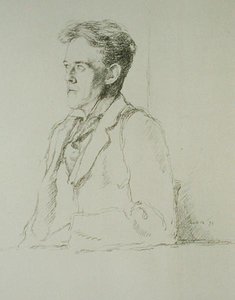 Portret Hilaire Belloca (1870-1953) autorstwa William Rothenstein