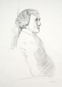 Sir Henry Irving, 1898. autorstwa William Rothenstein