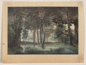 Widok z posiadłości artysty, Springland, czyli elizejska altana autorstwa William Russell Birch