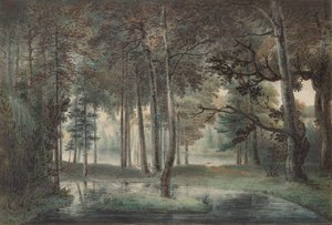 Widok z posiadłości artysty, Springland, czyli Altana Elizejska, ca. 1800.