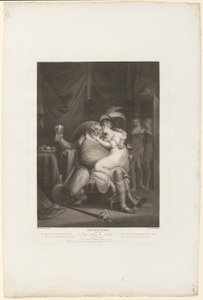 Prince Hal i Poins niespodzianka Falstaff z lalką łzy autorstwa William Satchwell Leney