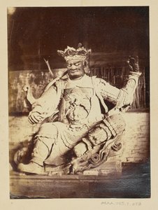 [Chińska rzeźba przedstawiająca Boga Wiatru].