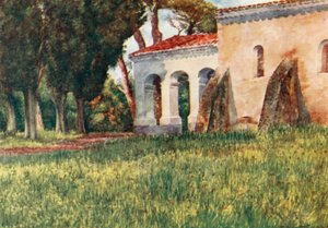 S Cassien, niedaleko Cannes (kolorowa litografia) autorstwa William Scott