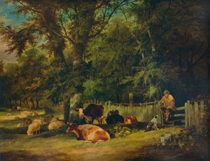 Zacieniony zakątek, 1840