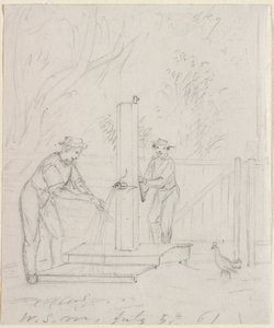 Przy pompie autorstwa William Sidney Mount
