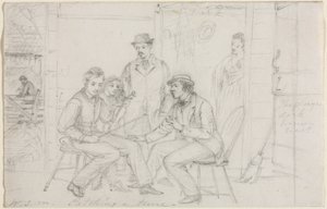 Złapanie melodii, prawdopodobnie 1867. autorstwa William Sidney Mount