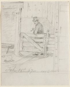 Odpoczynek na płocie autorstwa William Sidney Mount