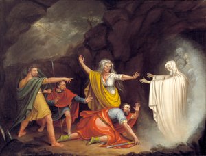 Saul i wiedźma z Endor, 1828.