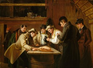 Loteria (Loteria dla gęsi) autorstwa William Sidney Mount