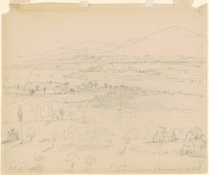 Dolina z rzeką i górami autorstwa William Sidney Mount