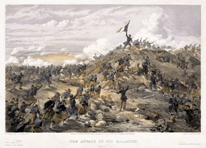 Atak na redutę Malakoff 7 września 1855, 1855 autorstwa William Crimea Simpson
