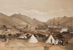 Kominiarka. Widok na morze, 1855 autorstwa William Crimea Simpson