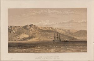 Widok pałacu Woroncowa, 1855 autorstwa William Crimea Simpson