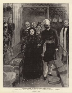 Dzień Dziękczynienia, nabożeństwo w kaplicy św. Jerzego, Windsor