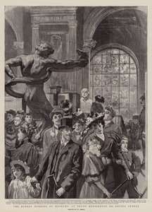 Niedzielne otwarcie muzeów w South Kensington w Niedzielę Wielkanocną autorstwa William Small