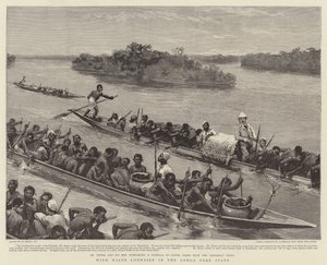Z majorem Lothaire w Wolnym Państwie Kongo autorstwa William Small