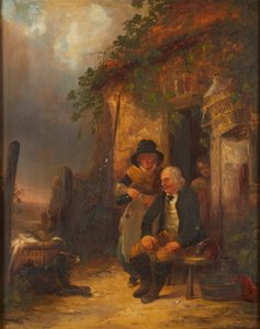 Wee Dram (olej na panelu)