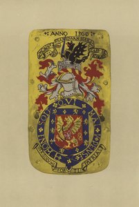 Sir Frank van Hale, ok. 1359-c 1376 (chromolitho) autorstwa William St John Hope