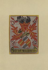 Sir John Beauchamp, lord Beauchamp Powyk, 1445-1475 (chromolitho) autorstwa William St John Hope