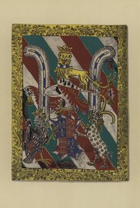 Sir John Beaufort, hrabia Kendal oraz hrabia i książę Somerset, ok. 1440-1444 (chromolitho) autorstwa William St John Hope