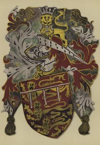 Sir John Mowbray, hrabia Surrey i Warenne, książę Norfolk i hrabia marszałek, 1472-1475-6 (chromolitho) autorstwa William St John Hope