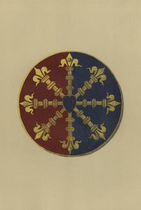 Sir Ralph Bassett, lord Bassett of Drayton, 1368-1390 (chromolitho) autorstwa William St John Hope