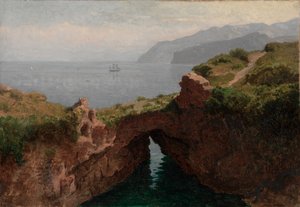 Łuk naturalny, Capri autorstwa William Stanley Haseltine