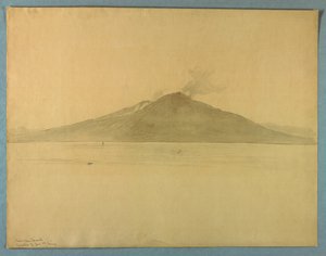 Studium Wezuwiusza z Sorrento we Włoszech autorstwa William Stanley Haseltine