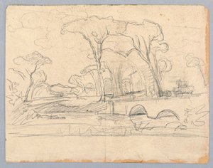 Studium krajobrazu autorstwa William Stanley Haseltine