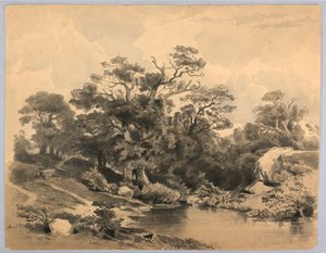 Studium krajobrazu autorstwa William Stanley Haseltine
