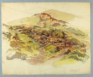 Studium krajobrazu, Baveno, Jezioro Maggiore, Włochy autorstwa William Stanley Haseltine