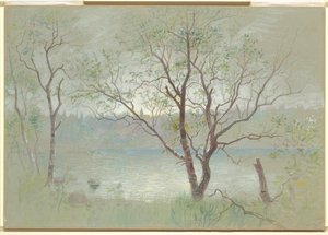 Zamorskie, Traunstein, Bawaria autorstwa William Stanley Haseltine