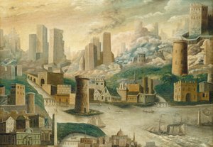 Miasto fantazji, połowa XIX wieku (olej na płótnie) autorstwa William Stephen Coleman