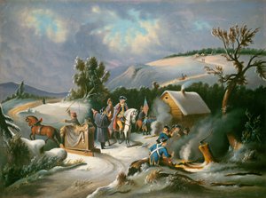 Waszyngton w Valley Forge, połowa XIX wieku (olej na płótnie) autorstwa William Stephen Coleman