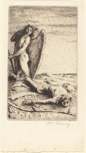 Śmierć pokonana autorstwa William Strang
