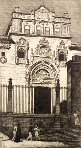 Drzwi, Santa Cruz, Toledo autorstwa William Strang