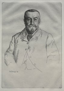 Portret H. Cock autorstwa William Strang