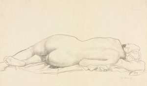 Leżąc nago autorstwa William Strang