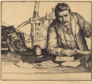 Autoportret autorstwa William Strang